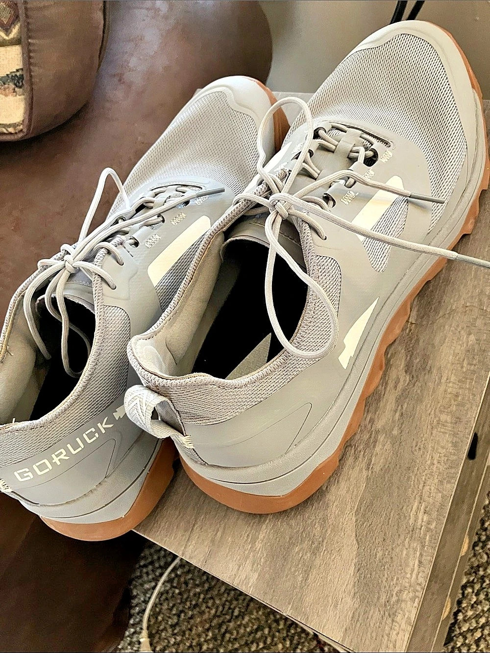 GORUCK Ballistic Trainer Athletic Shoes Gray & Brown US 12